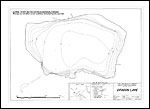 Large Bathymetric Map (Depth Chart) of Dragon Lake Product preview image