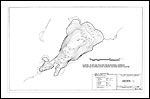 Large Bathymetric Map (Depth Chart) of Hidden Lake Product preview image
