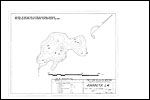Large Bathymetric Map (Depth Chart) of Amanita Lake Product preview image