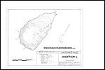 Large Bathymetric Map (Depth Chart) of Anderson Lake Product preview image