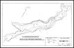 Large Bathymetric Map (Depth Chart) of Kalamalka Lake Product preview image