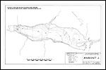 Large Bathymetric Map (Depth Chart) of Kinbasket Lake Product preview image