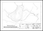 Large Bathymetric Map (Depth Chart) of Unknown Lake Product preview image