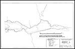 Large Bathymetric Map (Depth Chart) of Anzac Lake Product preview image