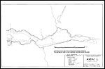 Large Bathymetric Map (Depth Chart) of Anzac Lake Product preview image