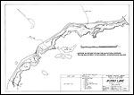 Large Bathymetric Map (Depth Chart) of Burns Lake Product preview image