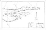 Large Bathymetric Map (Depth Chart) of Finger Lake Product preview image
