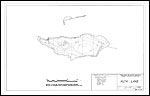 Large Bathymetric Map (Depth Chart) of Alta Lake Product preview image