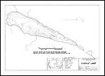 Large Bathymetric Map (Depth Chart) of Conkle Lake Product preview image