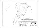 Large Bathymetric Map (Depth Chart) of Jackpine Lake Product preview image