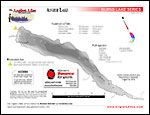 Laminated Map of Augier Lake Product preview image