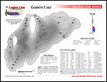 Laminated Map of Gardom Lake Product preview image