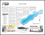 Laminated Map of Kleanza Lake Product preview image