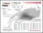 Laminated Map of St. Mary Lake Product preview image