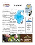 Laminated Map of Vivian Lake Product preview image