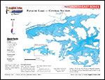 Laminated Map of Lake Panache Product preview image