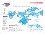 Laminated Map of Lake Panache Product preview image