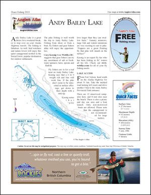 Andy Bailey Lake Depth Chart