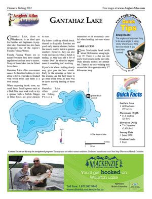 Gantahaz Lake Depth Chart