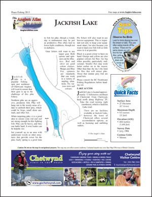 Jackfish Lake Depth Chart