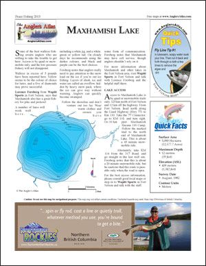 Maxhamish Lake Depth Chart
