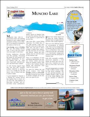 Muncho Lake Depth Chart