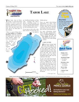 Tabor Lake Depth Chart