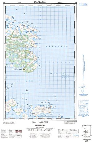 NTS 50k map for Round Hill Pond, Newfoundland And Labrador