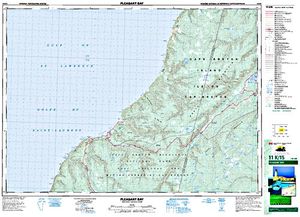 NTS 50k map for Donaldsons Brook, Nova Scotia