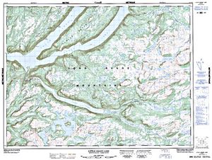 NTS 50k map for Little Lake, Newfoundland And Labrador