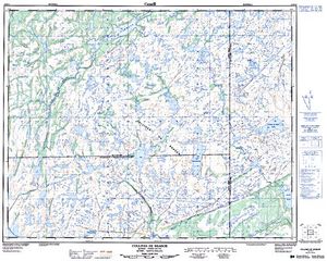 NTS 50k map for Forteau Brook, Quebec