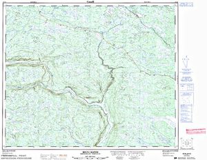NTS 50k map for Churchill River, Newfoundland And Labrador