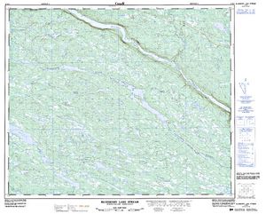 NTS 50k map for Churchill River, Newfoundland And Labrador