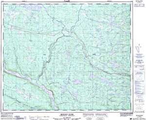 NTS 50k map for Churchill River, Newfoundland And Labrador