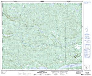 NTS 50k map for Churchill River, Newfoundland And Labrador