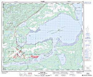 NTS 50k map for Churchill River, Newfoundland And Labrador