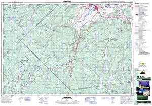 NTS 50k map for Avon River, Nova Scotia