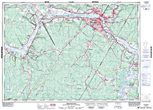 NTS 50k map for Scotch Lake, New Brunswick