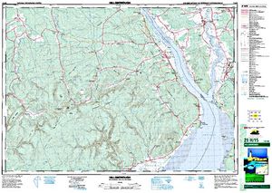 NTS 50k map for Little River, New Brunswick