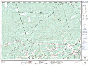 NTS 50k map for Little River, New Brunswick