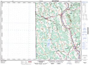 NTS 50k map for St. John River, New Brunswick