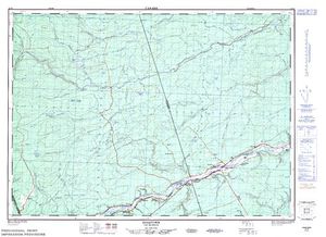 NTS 50k map for Devils Back Lake, New Brunswick