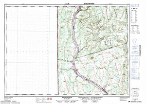 NTS 50k map for St. John River, New Brunswick