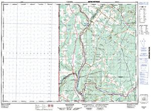 NTS 50k map for St. John River, New Brunswick