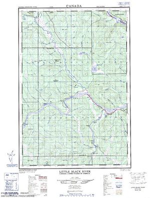 NTS 50k map for St. John River, New Brunswick