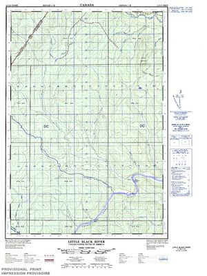 NTS 50k map for St. John River, New Brunswick