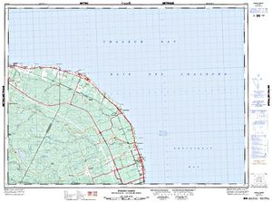 NTS 50k map for Antinouri Lake, New Brunswick