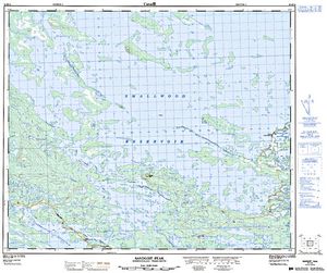 NTS 50k map for Churchill River, Newfoundland And Labrador