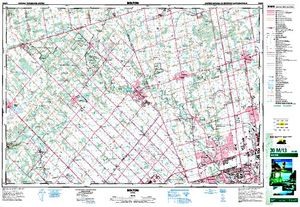 NTS 50k map for Salt Creek, Ontario