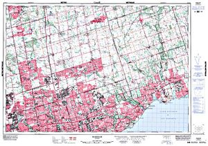 NTS 50k map for Philips Lake, Ontario
